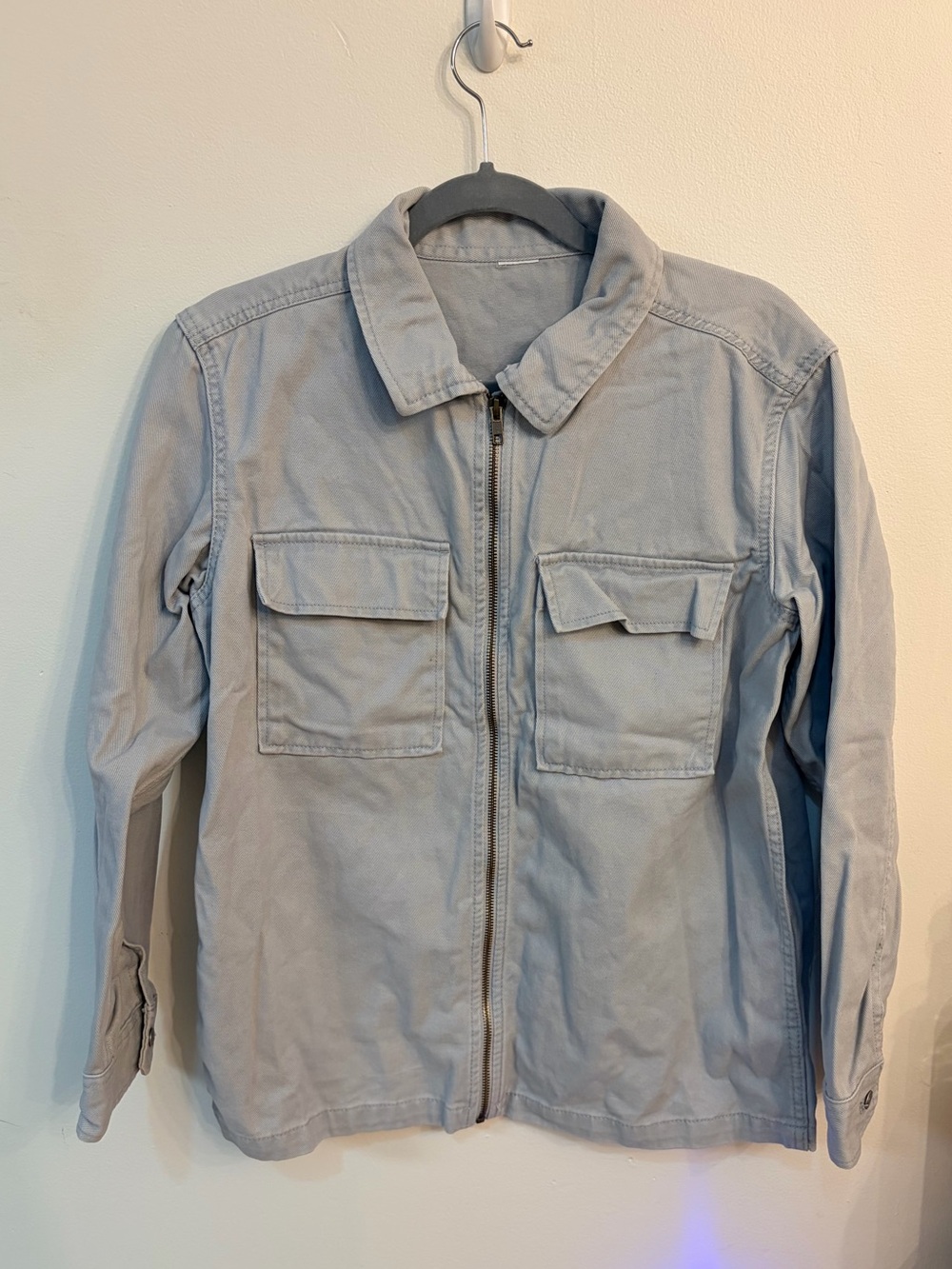 Light Gray Utility Jacket